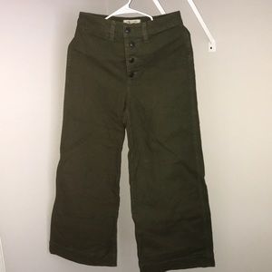 Madewell Emmett wide-leg cropped pants